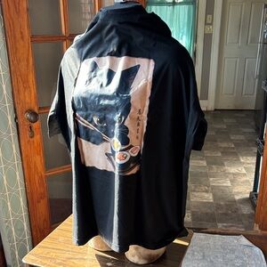 Black Cat Graphic Men's Hoodie